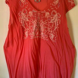 Johnny Was Embroidered Top  NWT